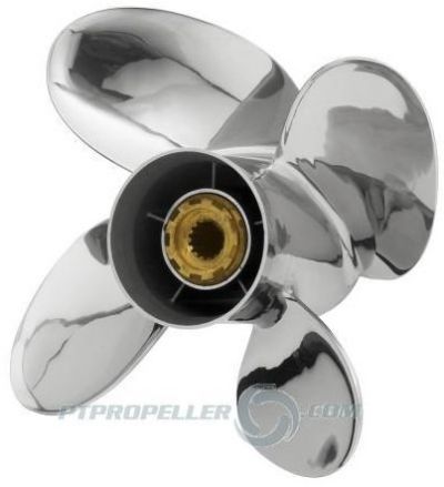 PowerTech NRS4 Stainless Propeller EJ/OMC PowerTech NRS4 Stainless Propeller EJ/OMC